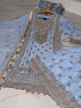 4 COLOURS ARIA SHARARA KAMEEZ CHIFFON SUIT PAKISTANI DRESS READYMADE