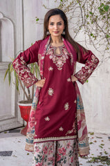 4 Colours SADAF Eid 26 new trending Sharara trousers embroidered kameez eid release on linen Pakistani Indian fashion