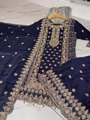 4 Colours SHARIKA Shararah Kameez chiffon embroidered Pakistani design S-XI suits Elegant
