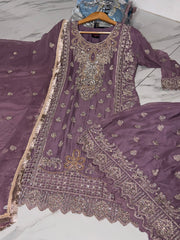 4 COLOURS ARIA SHARARA KAMEEZ CHIFFON SUIT PAKISTANI DRESS READYMADE