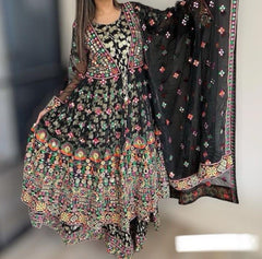 3 Colours KARMA MEHNDI Style Heavy Jacket Gown suit 3 piece Pakistani wedding edition S-L Womenswear