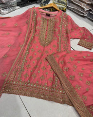 6 Colours ADDICTION 6 Shararah Kameez 3 piece Pakistani embroidered stonework S-XL