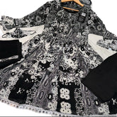 HAWA Modest short dress with a matching face mask 4 piece Pakistani design casual wear duppatta S-XL