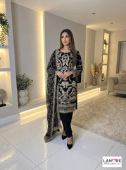 Wedding Edition 26 SAJNI 3533 - Black - 2026 Wedding edition Heavy chiffon embroidered Pakistani designer Salwar Kameez suit S-XI suits