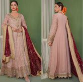 Wedding Edition 26 SAJNI 3331 - Black - 2026 Wedding edition Heavy chiffon embroidered Pakistani designer Long dress Pleated Palazzo dress suit S-XI suits
