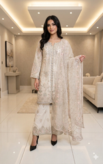 Wedding Edition 26 SAJNI - 3462 - 3 Colours 2026 Wedding edition Heavy chiffon embroidered Pakistani designer Palazzo suit S-XI suits