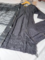 4 Colours MAYSA salwar kameez dress 3 piece Pakistani white embroidered wedding edt S-XL Womenswear