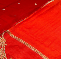 HEER Orange Mehndi Kameez embroidered Pakistani design S-XI trouser suit Womenswear