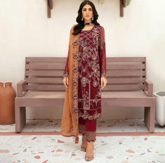 F-2612 - Ready to wear - Ramsha Chiffon Collection Vol 26 2024