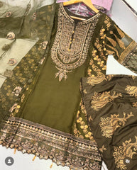 2 Colours BELISSMA Shararah Kameez embroidered Pakistani design S-XI suits