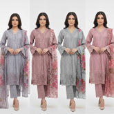 4 Colours ASEELAH Eid 26 salwar kameez embroidered Pakistani design S-XI suits Womenswear Elegant Cotton Breathable