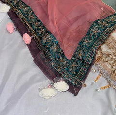 URSULA wedding Edt salwar kameez suit 3 piece Pakistani chiffon embroidered duppatta wedding edition