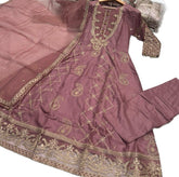 3 Colours LARA Frock dress suit 3 piece Pakistani embroidered duppatta wedding edt S-XL