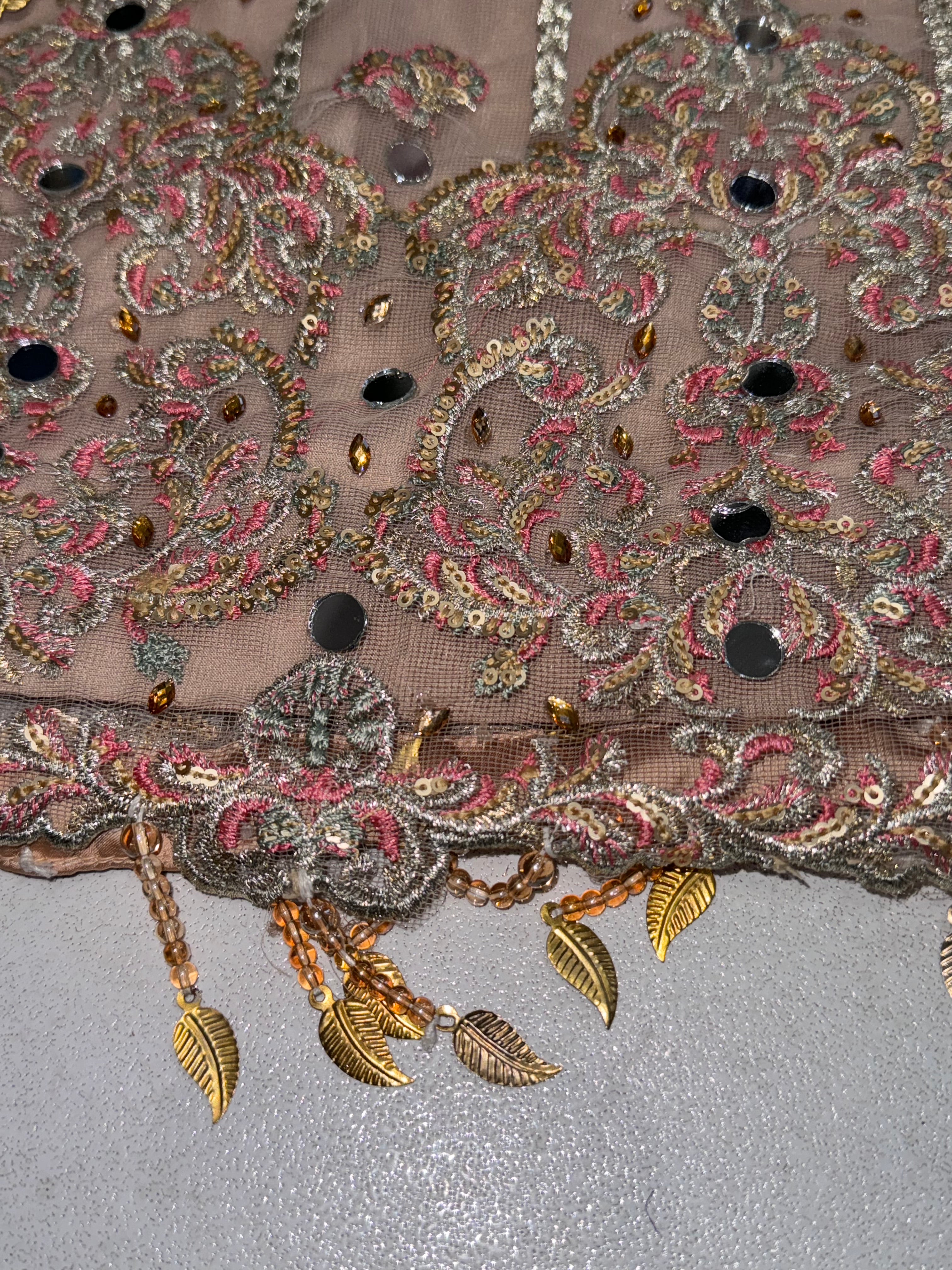 SELENA Shararah Kameez embroidery and embellishments Pakistani design S-XI suits