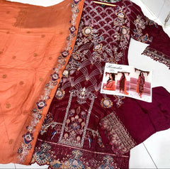 F-2612 - Ready to wear - Ramsha Chiffon Collection Vol 26 2024