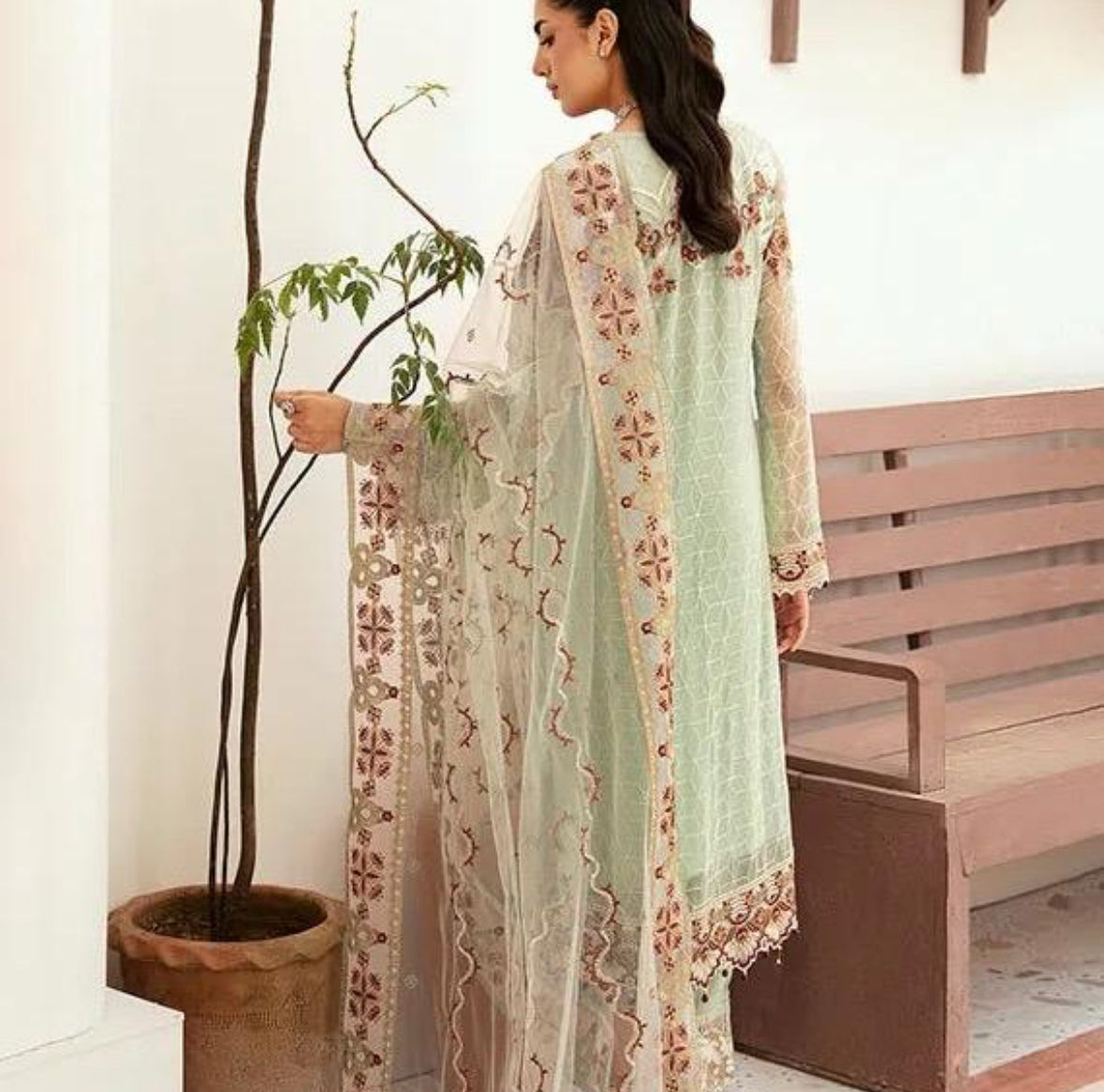 F-2607 - Readymade - Ramsha Chiffon Collection Vol 26 2024