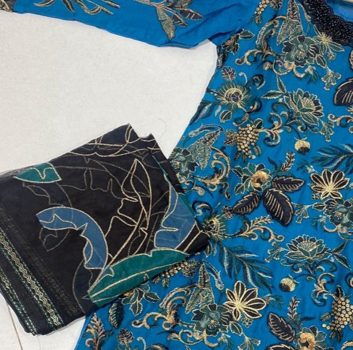 ENIGMA 3D Plazzo Kameez design embroidered Pakistani suit design S-XI