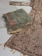 SELENA Shararah Kameez embroidery and embellishments Pakistani design S-XI suits