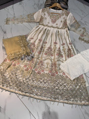 AMARAH Wedding Edition heavy Pakistani fancy dress with embroidery & embellishments S-L