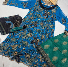ENIGMA 3D Plazzo Kameez design embroidered Pakistani suit design S-XI