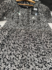 SAFA Modest long dress suit 4 piece design matching face mask duppatta casual S-XL