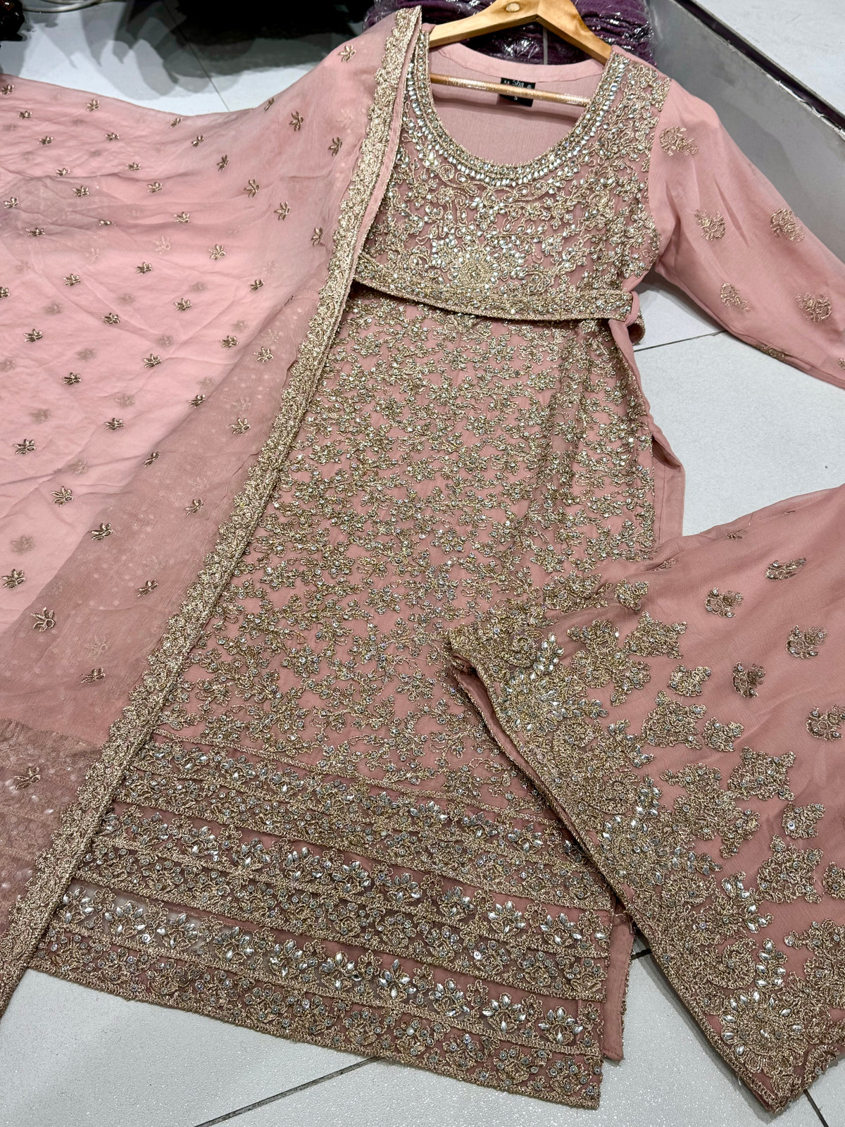 AMIRAH Wedding EDT 24 Chiffon Plazzo design in 6 colours Womenswear