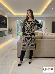Wedding Edition 26 SAJNI 3533 - Black - 2026 Wedding edition Heavy chiffon embroidered Pakistani designer Salwar Kameez suit S-XI suits