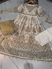 AMARAH Wedding Edition heavy Pakistani fancy dress with embroidery & embellishments S-L